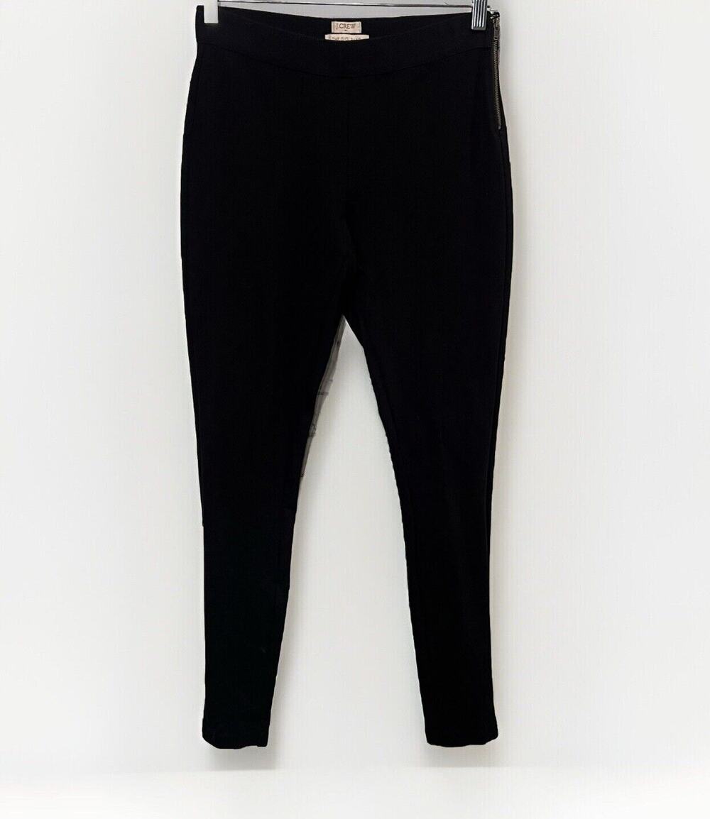 J. crew Factory Women's Size 6 Black Side Zip Skinny The Gigi Pant